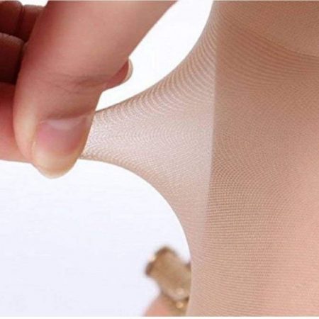 Women's Ultra-Thin Transparent Nylon Cotton Summer Skin Socks