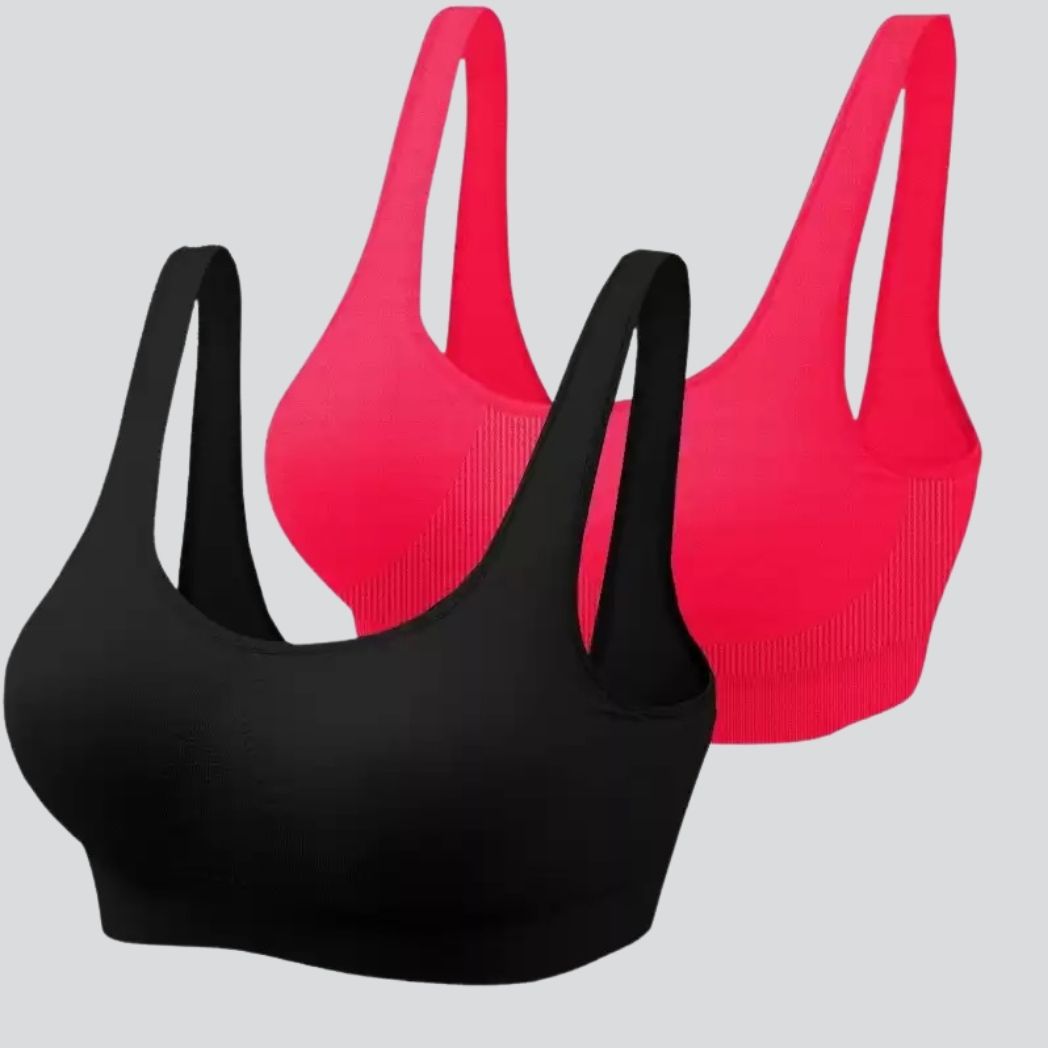 MYERZI Fitness Sports Bra Women Shockproof Padded Bras Breathable