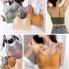 Women Cotton Longline Padded Wire Free Adjustable Straps Sports Bra